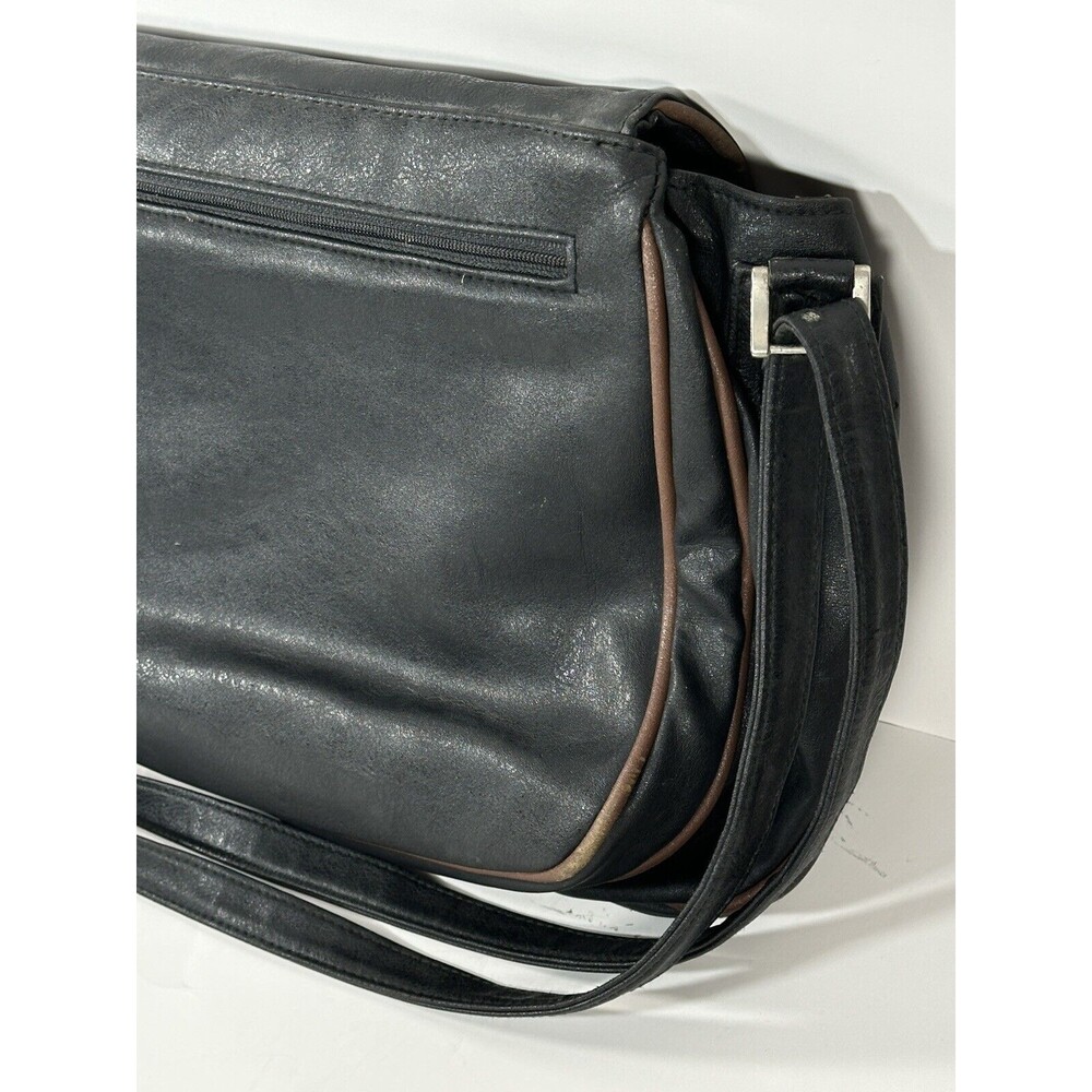 VTG Monte Carlo 1925 Grand Prix de Monaco Messenger Bag Leather 1990s Distressed - Picture 8 of 13